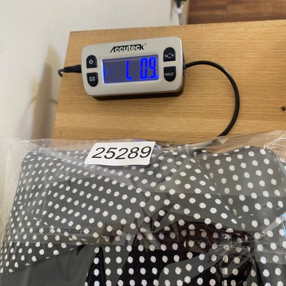 Le Suit Blazer Womens 12 Black Polka Dot Button Up Notch Lapel Jacket Pockets - Picture 9 of 9